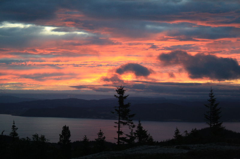 Sunset from Trondheim