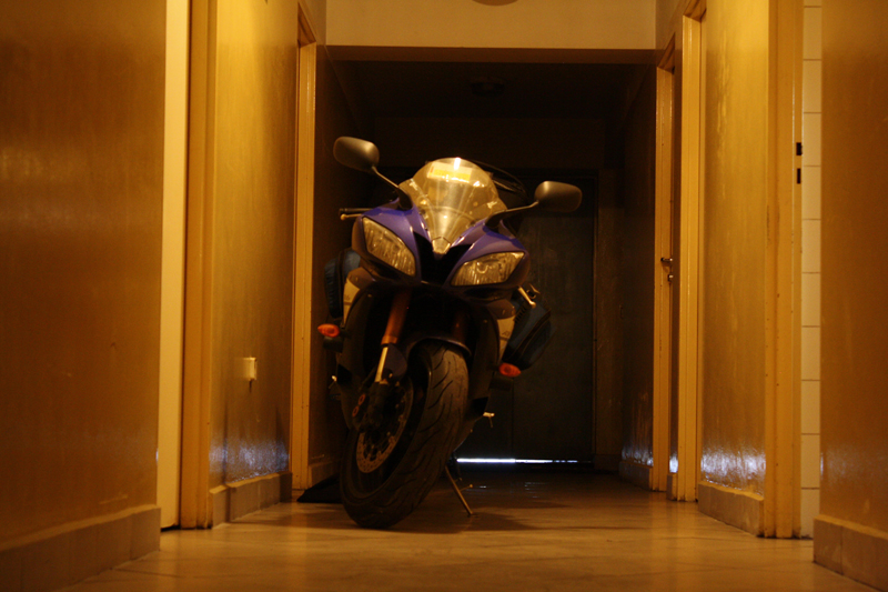 The R6 gets to sleep inside tonight