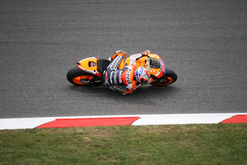 Casey Stoner during Qualifying